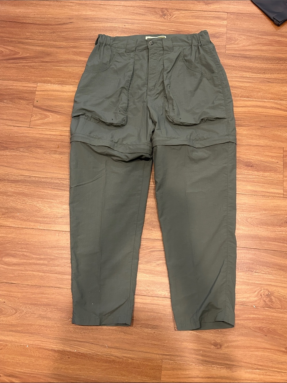 Cabela's Olive Green Convertible Cargo Pants